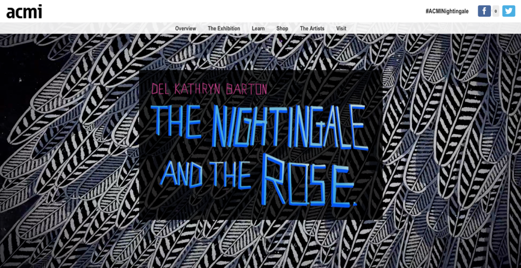 Nightingale and the Rose exhibition webpage